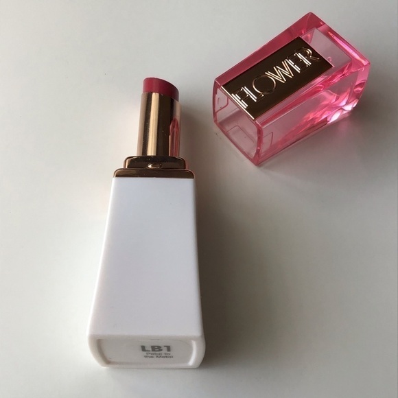 FLOWER Lipstick by Drew NEW Petal to the Metal LB1 Berry Pink Lip Butter Pretty - Picture 7 of 13
